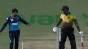 Andre Russell imitates Rashid Khan as bails don’t fall; banter lights up CPL - WATCH