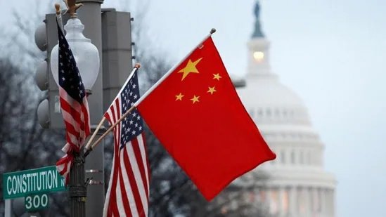 usa and chaina flag