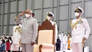 President commends Indian Navy for help during pandemic, Indian Ocean outreach