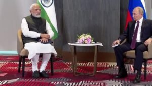 PM Modi meets Russia's Putin. Tells him it's not an era of war