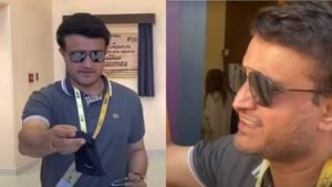 Watch - ‘Abhi match dekhne do yaar. Aise kya hota hai’: Sourav Ganguly irked as journalist tries to interview him