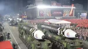 North Korea fires a ballistic missile into sea, South Korea says