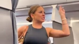 American Airlines' passenger claims she's seated next to ‘unreal’ person | VIDEO