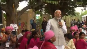 Watch: PM Modi interacts with leaders of tribal community in Madhya Pradesh's Shahdol