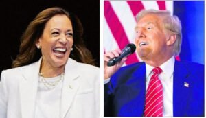 Trump’s cemetery visit political stunt, disrespectful: Harris